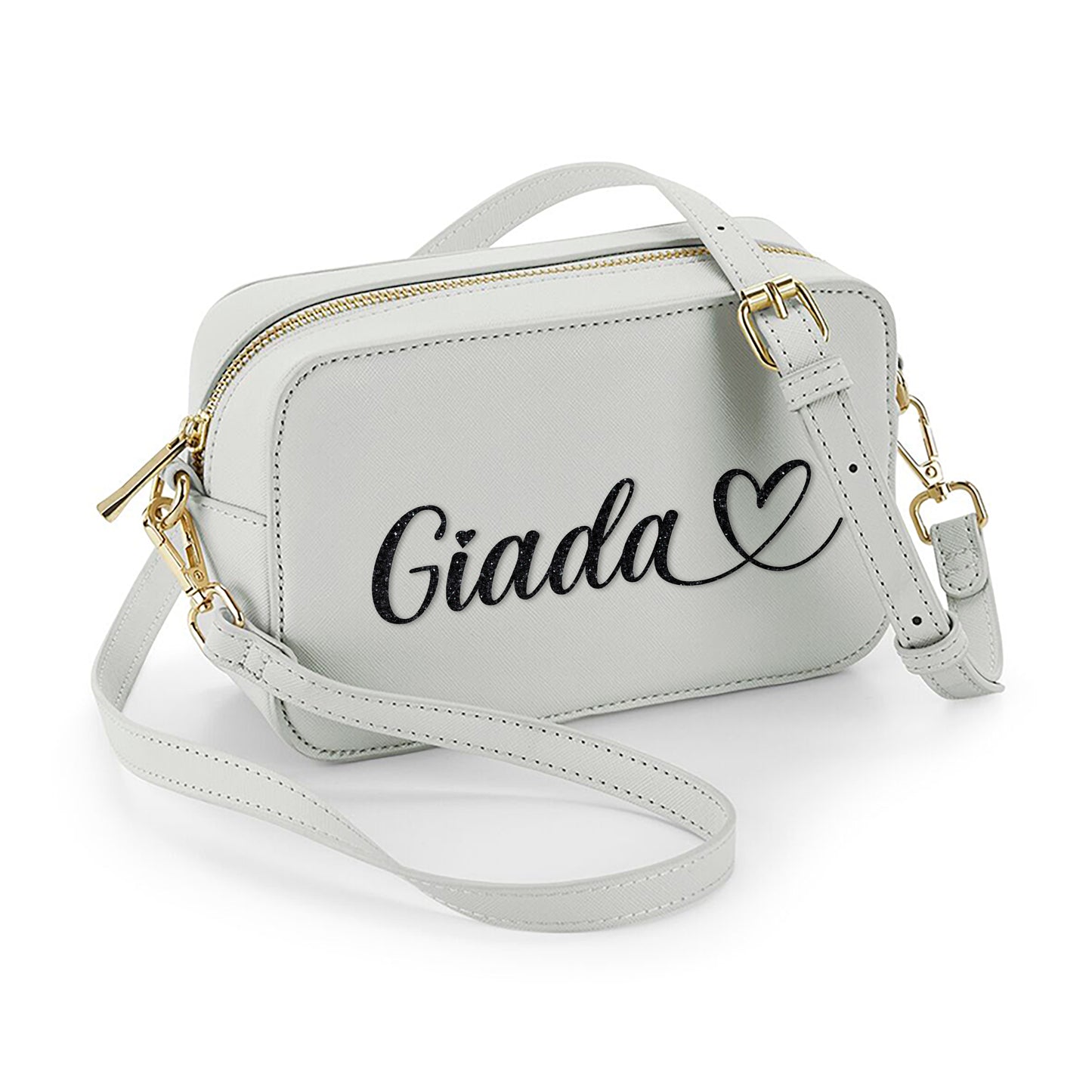 Borsa a tracolla personalizzata in ecopelle