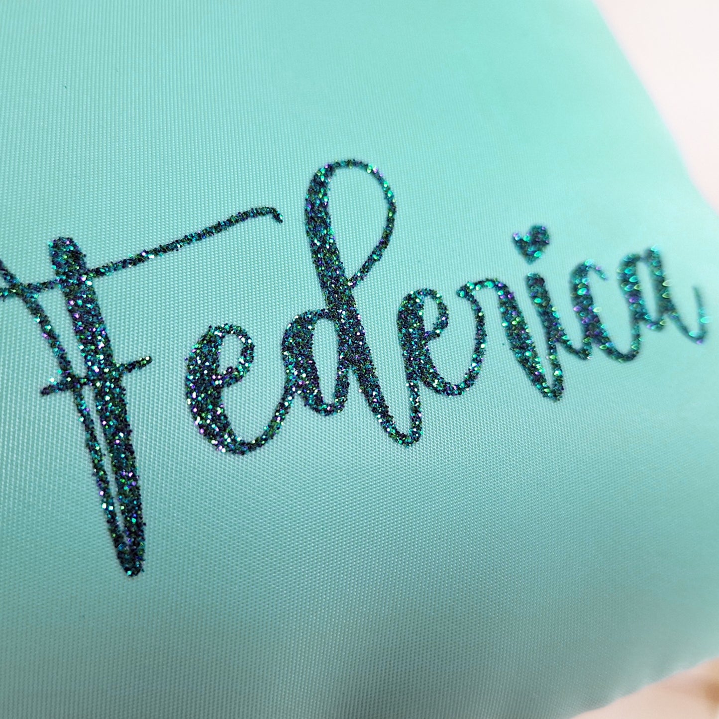 Pochette con laccetto da polso personalizzata con nome, iniziali o testo