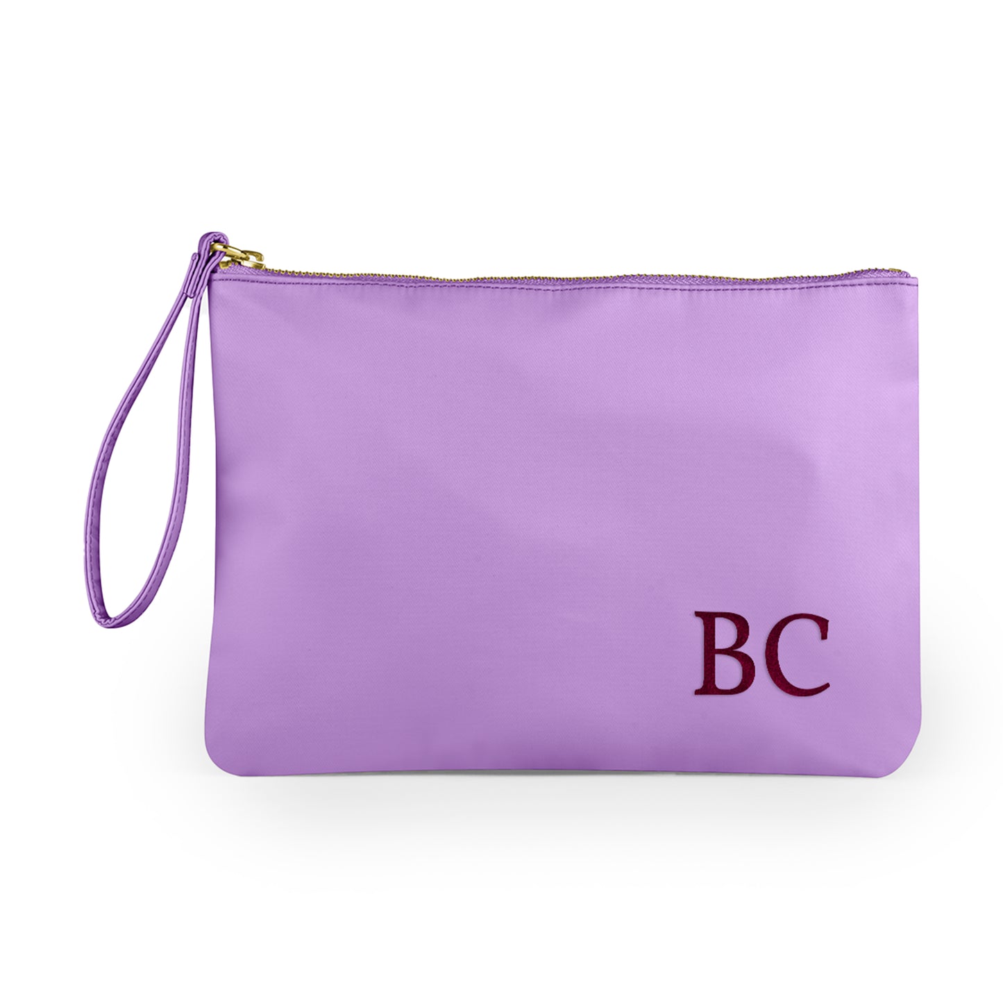 Pochette con laccetto da polso personalizzata con nome, iniziali o testo