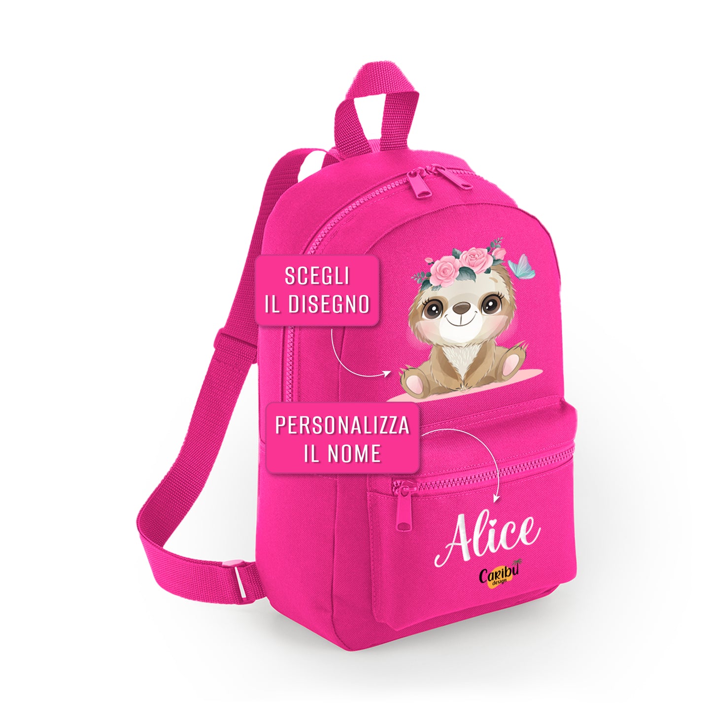 Zainetto da bambino/bambina personalizzato