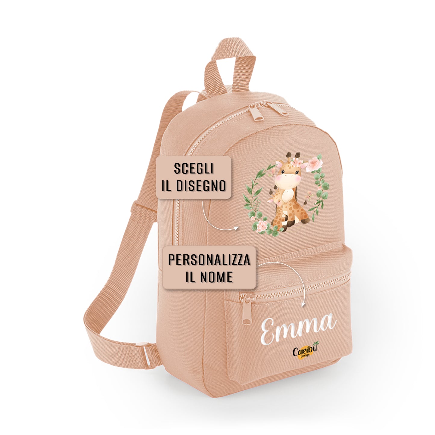 Zainetto da bambino/bambina personalizzato