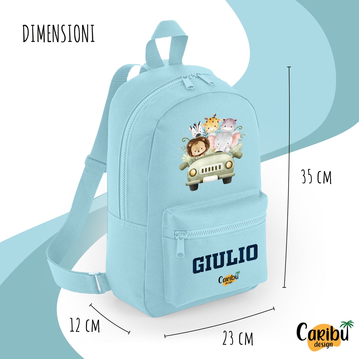 Zainetto da bambino/bambina personalizzato