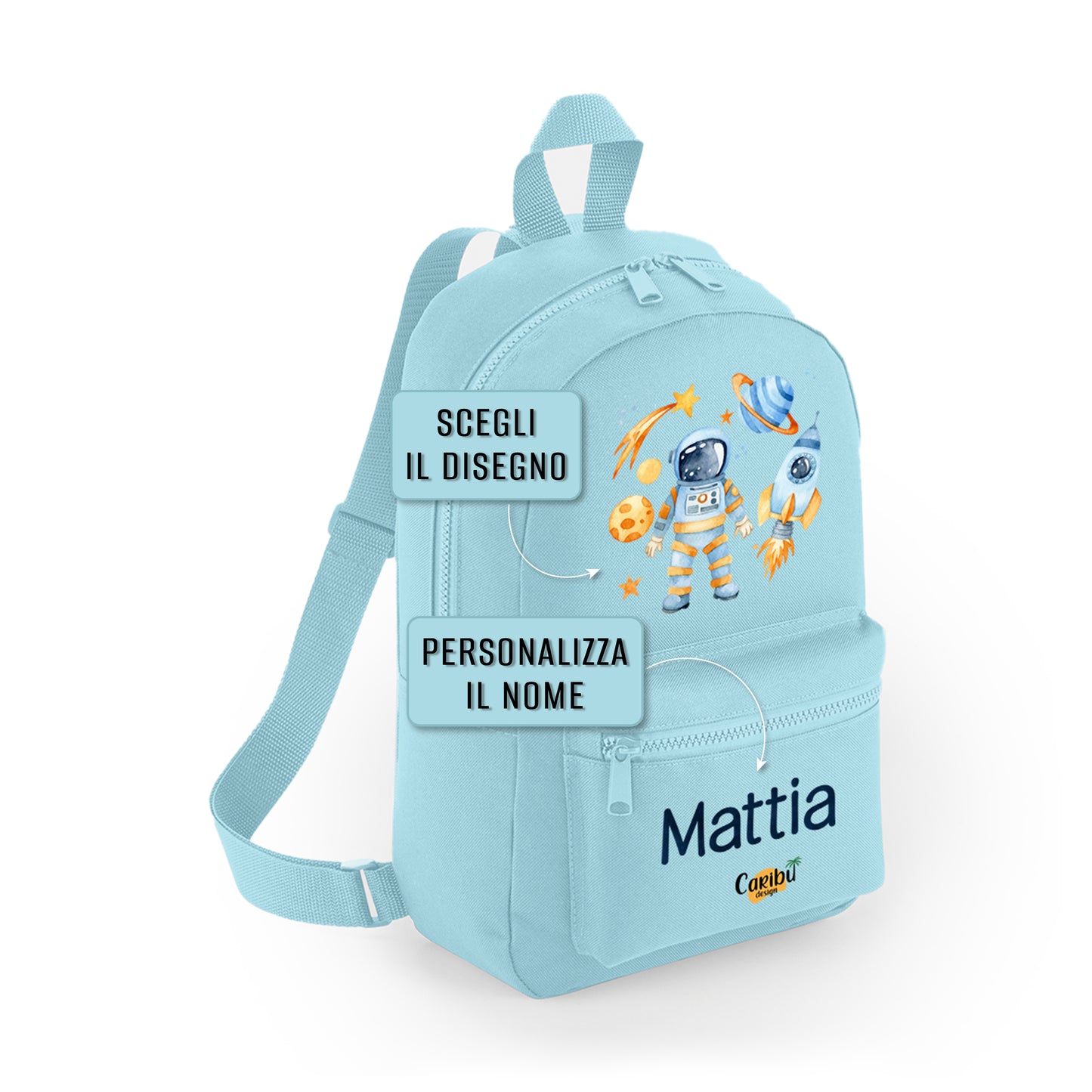 Zainetto da bambino/bambina personalizzato