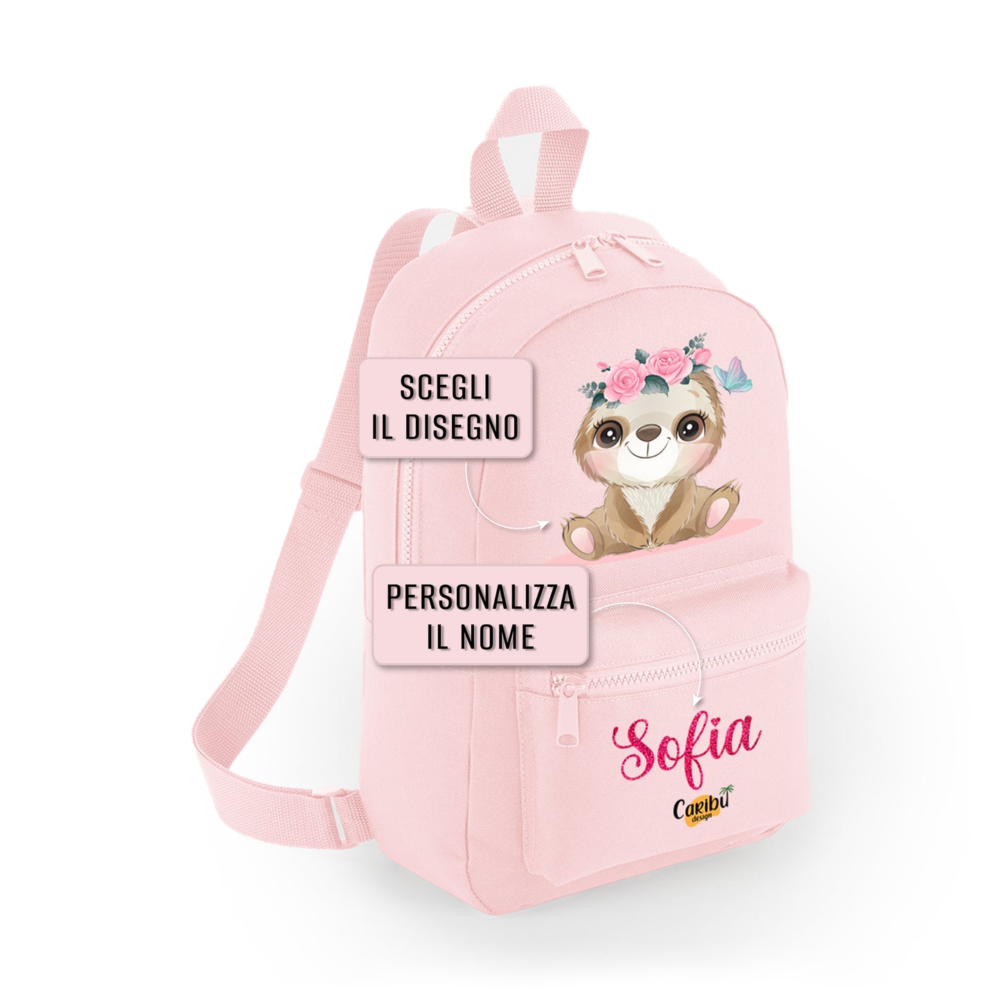 Zainetto da bambino/bambina personalizzato