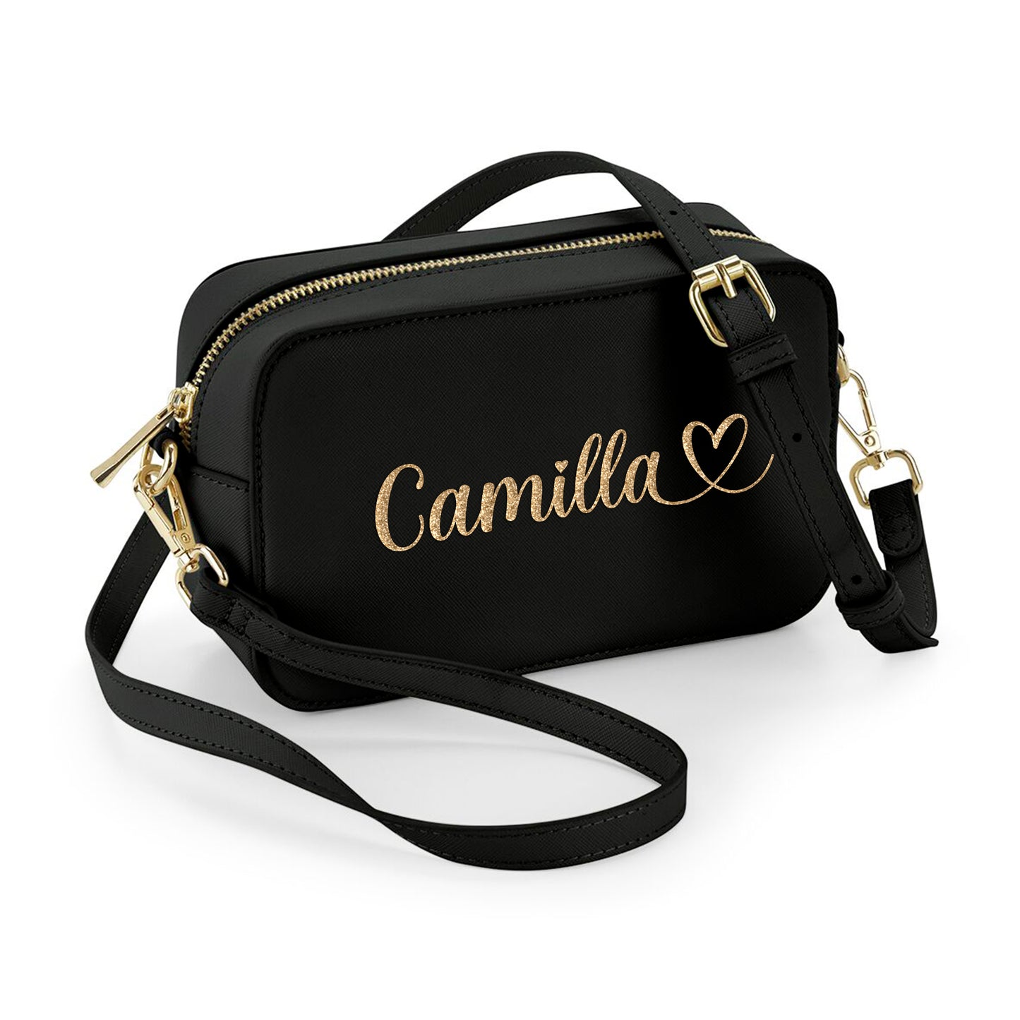 Borsa a tracolla personalizzata in ecopelle