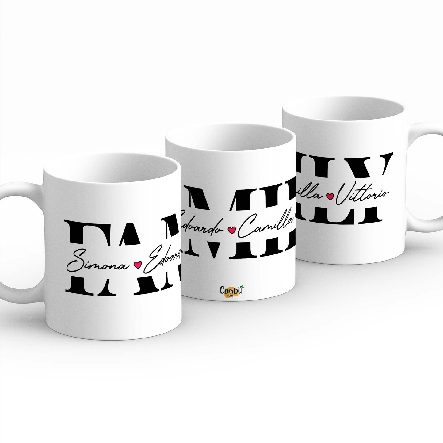 Tazza personalizzata con scritta elegante stile Vogue