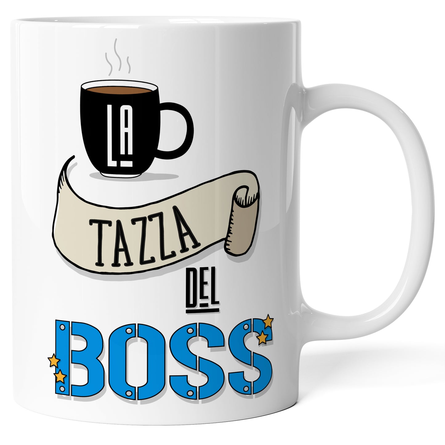 Tazza Boss Uomo / Donna Personalizzata con Nome - Mug Capo Ufficio Lavoro