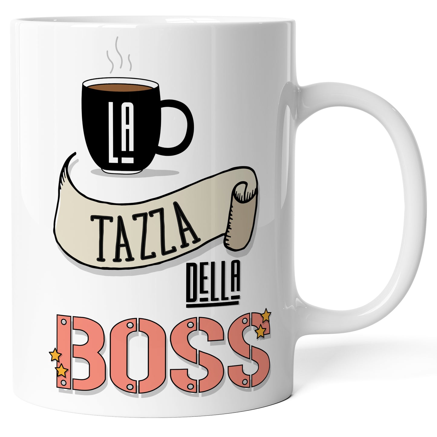 Tazza Boss Uomo / Donna Personalizzata con Nome - Mug Capo Ufficio Lavoro