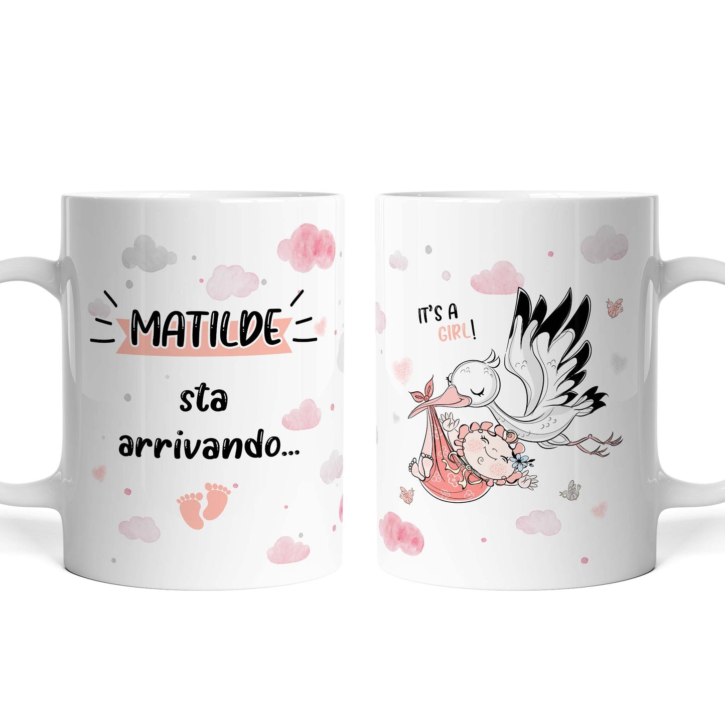 Tazza personalizzata futura mamma / futuro papà