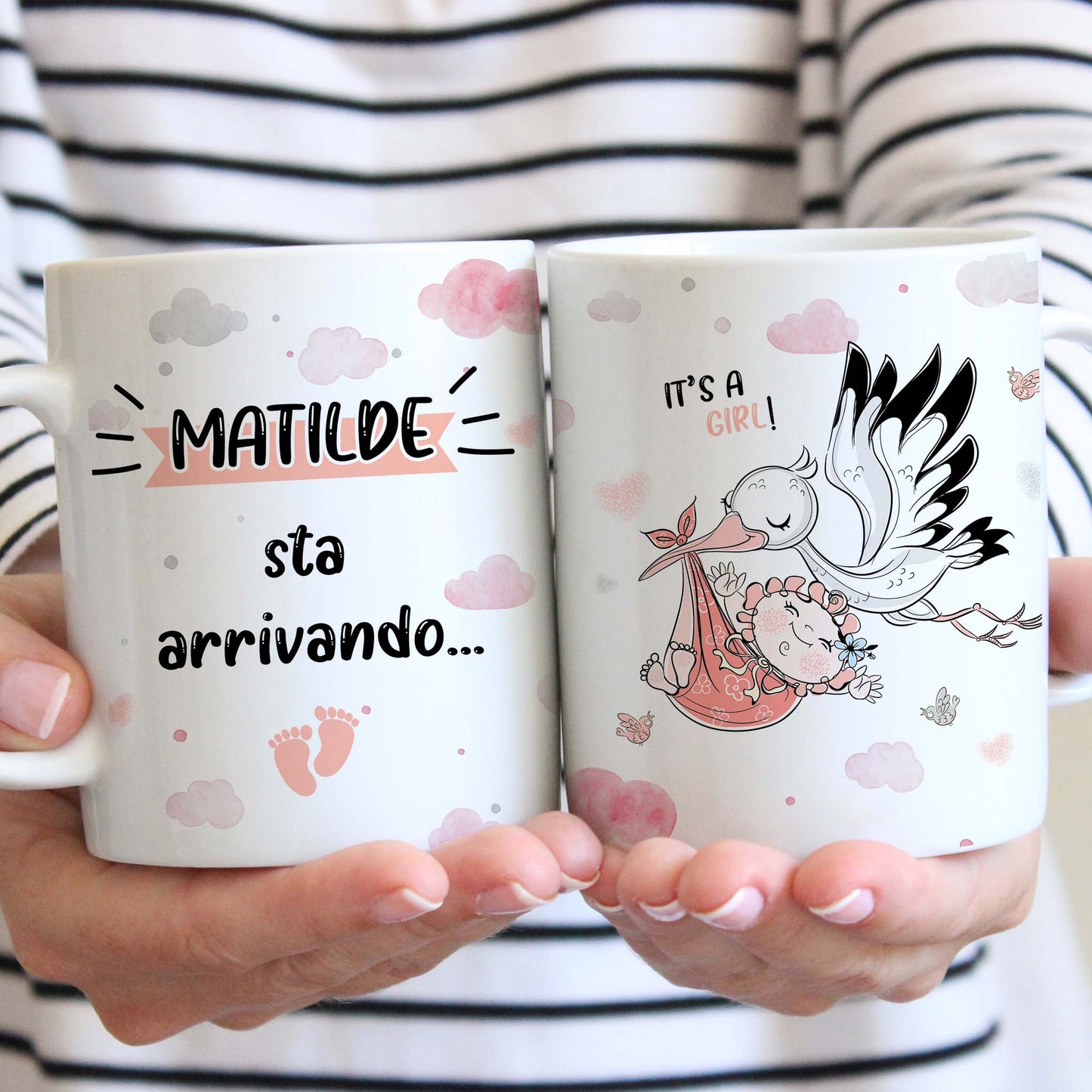 Tazza personalizzata futura mamma / futuro papà