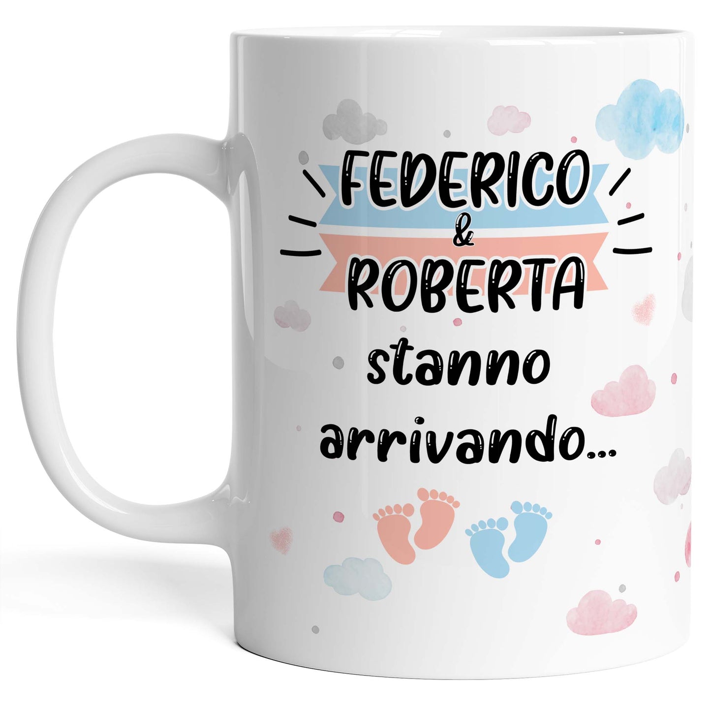 Tazza personalizzata futura mamma / futuro papà