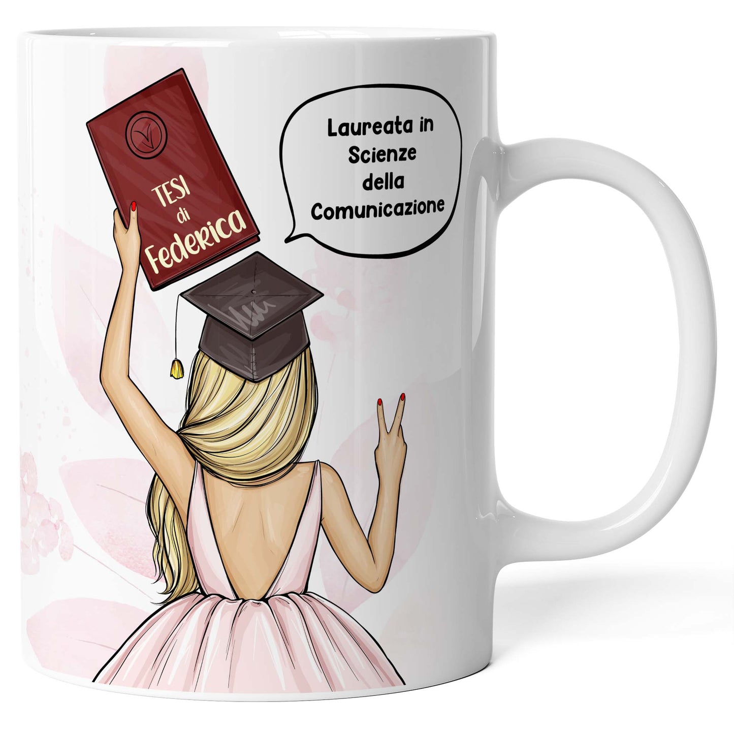 Tazza Personalizzata Laurea Donna