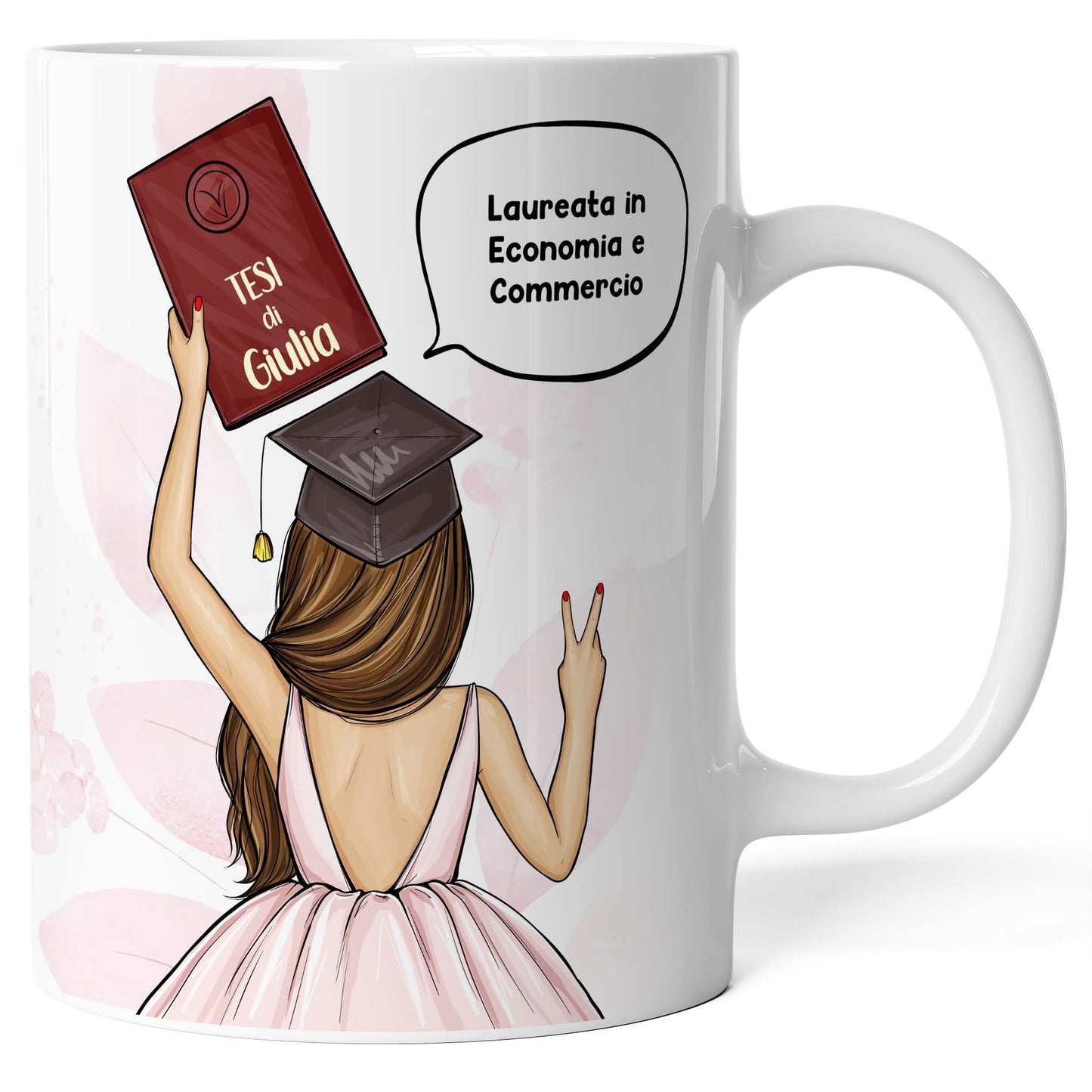 Tazza Personalizzata Laurea Donna