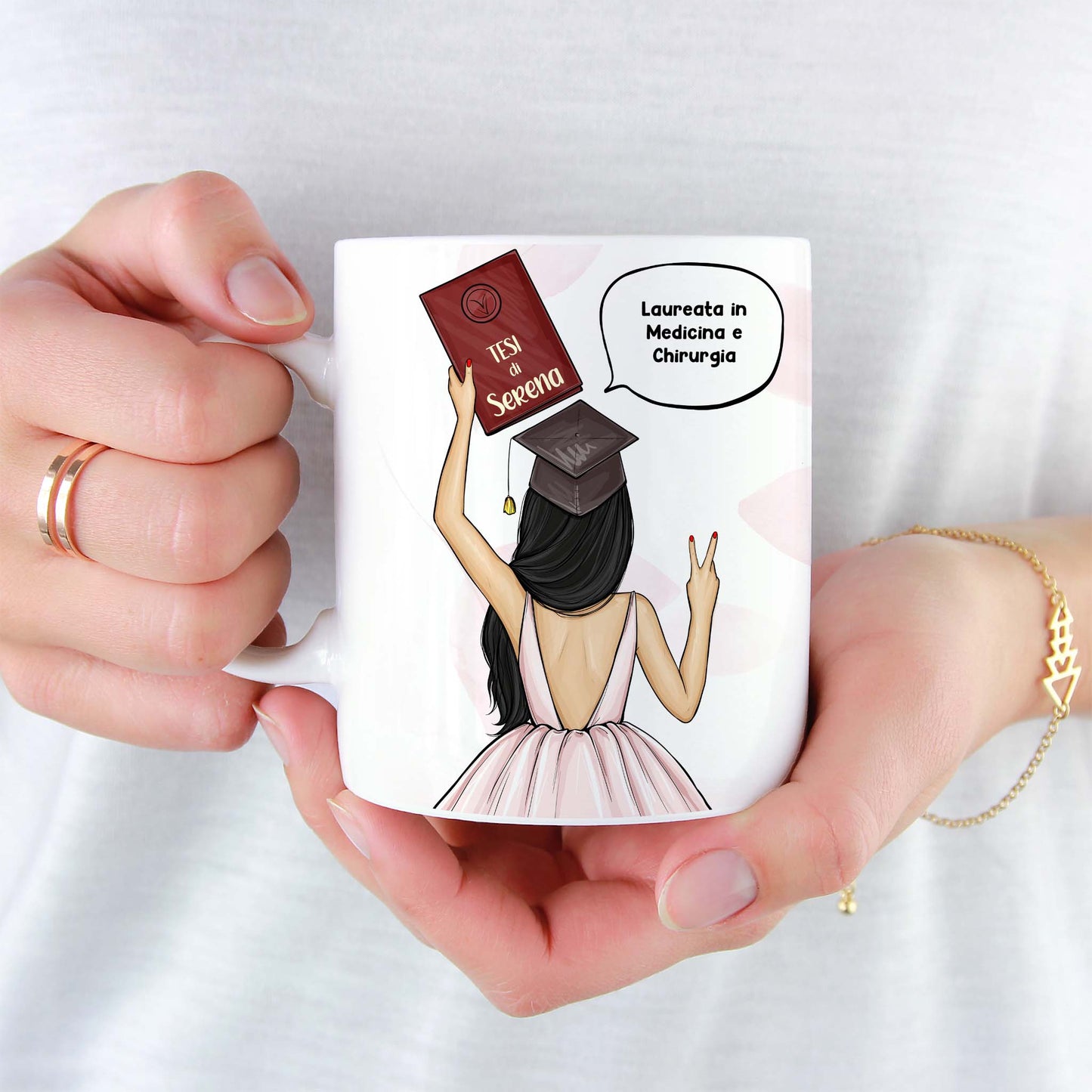 Tazza Personalizzata Laurea Donna
