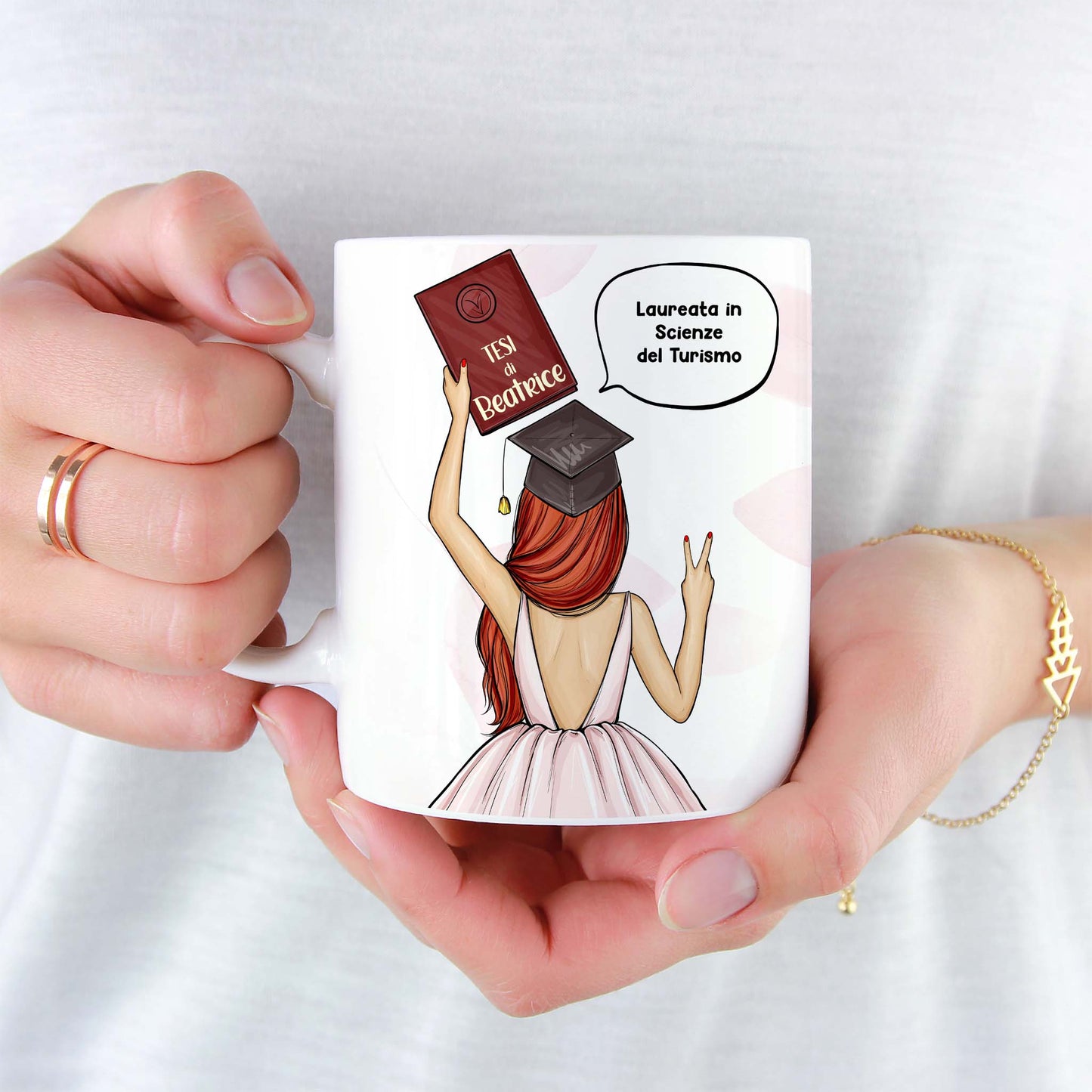 Tazza Personalizzata Laurea Donna