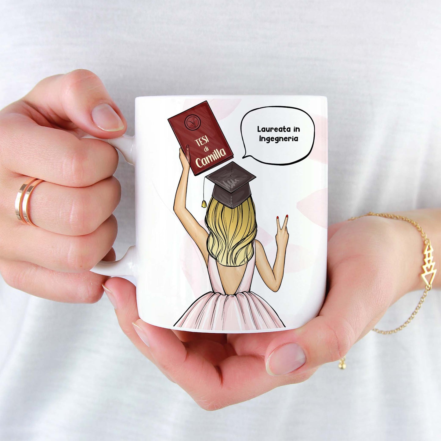 Tazza Personalizzata Laurea Donna