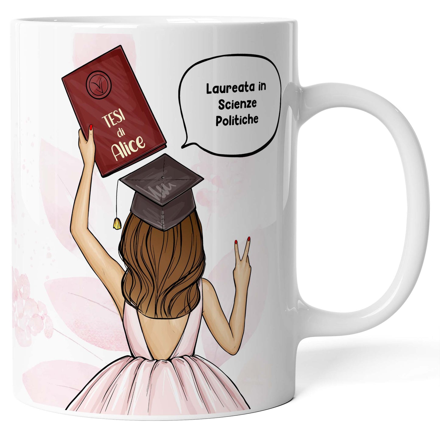 Tazza Personalizzata Laurea Donna