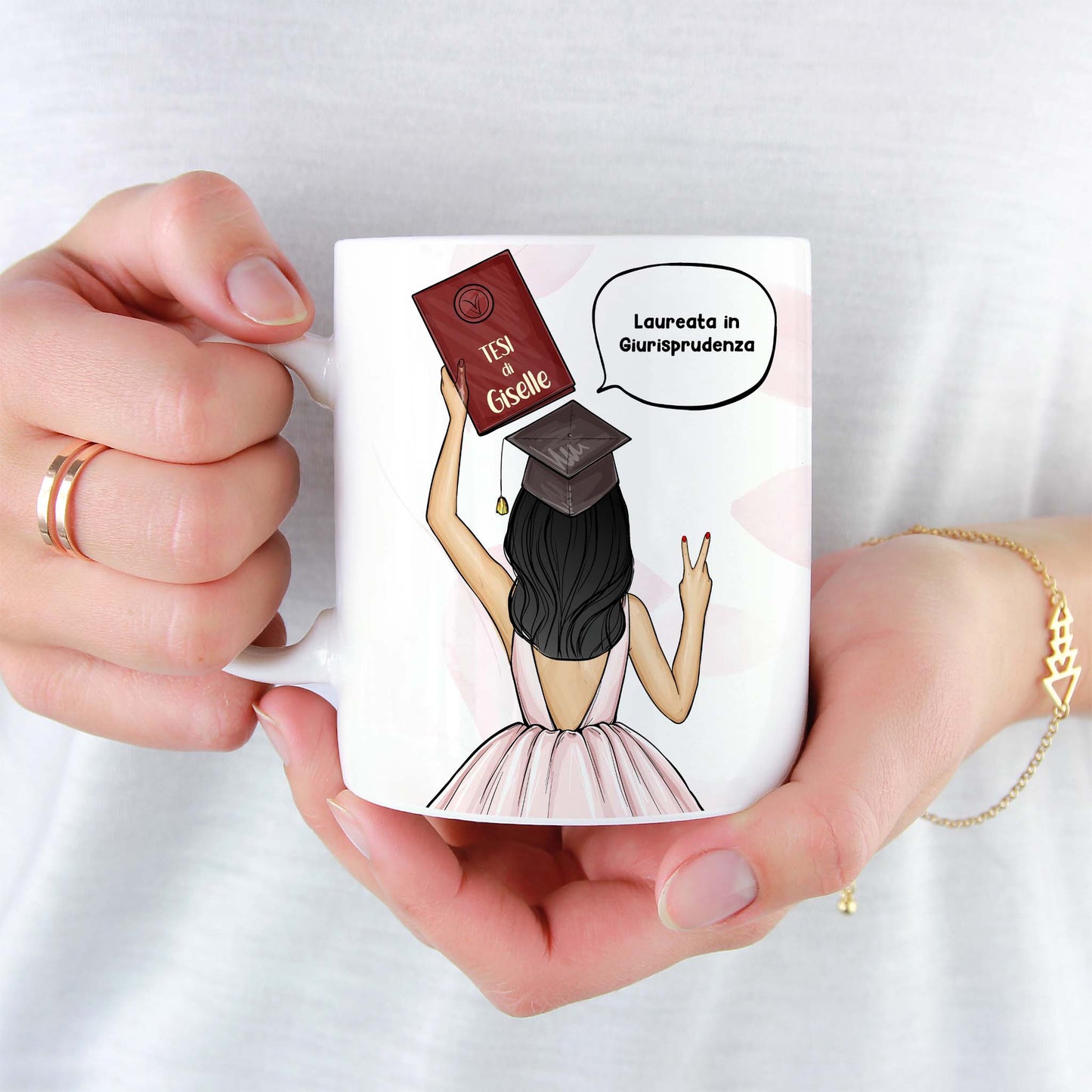 Tazza Personalizzata Laurea Donna
