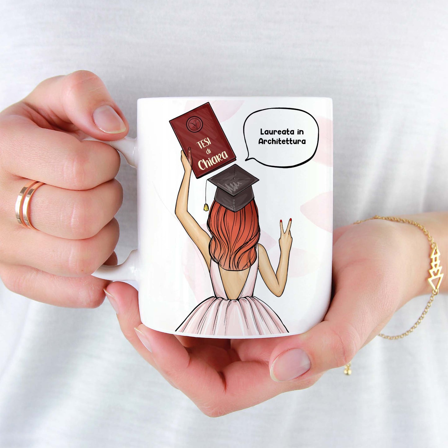 Tazza Personalizzata Laurea Donna
