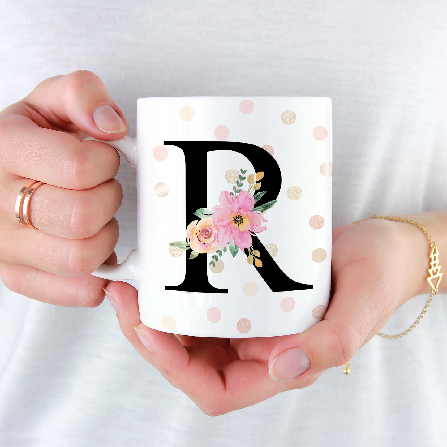 Tazza con Iniziale / Lettera Alfabeto (dalla A alla Z)
