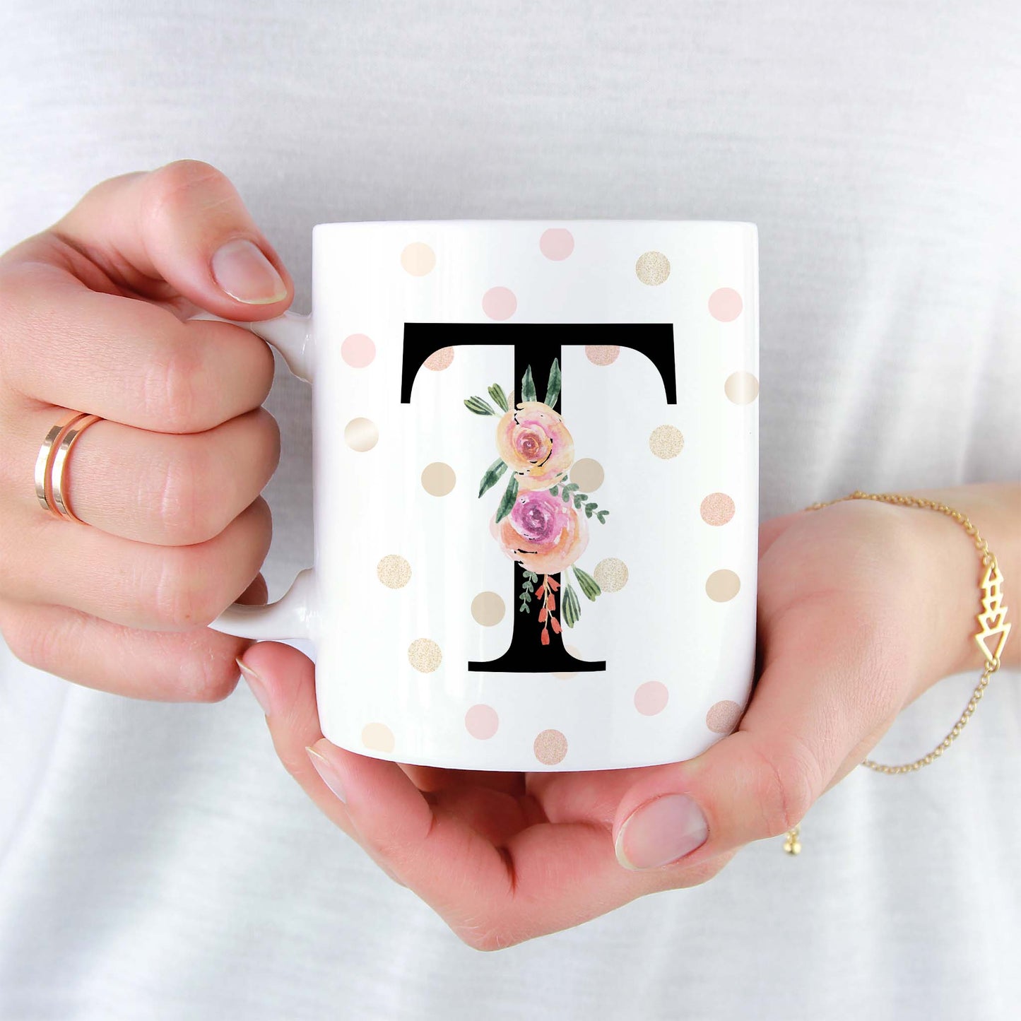 Tazza con Iniziale / Lettera Alfabeto (dalla A alla Z)