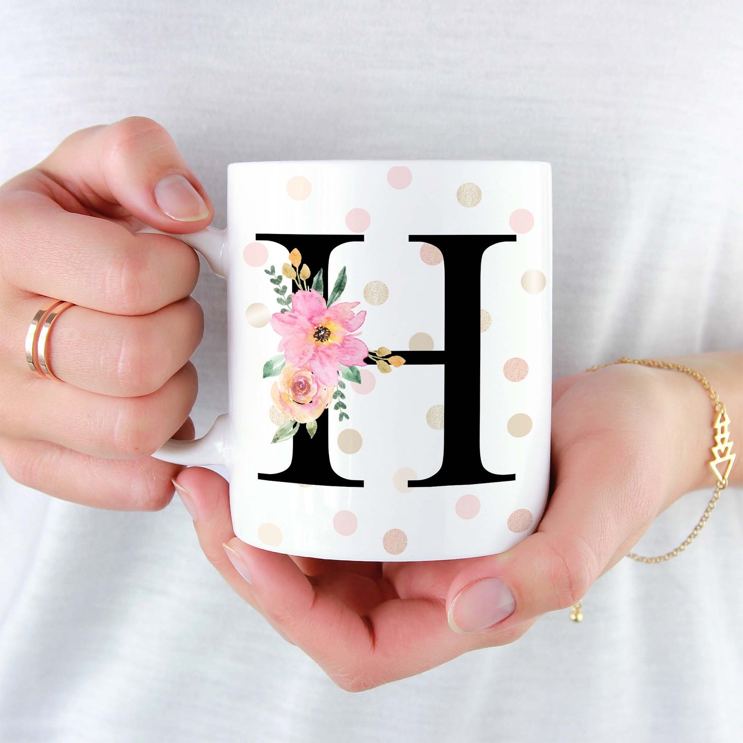Tazza con Iniziale / Lettera Alfabeto (dalla A alla Z)
