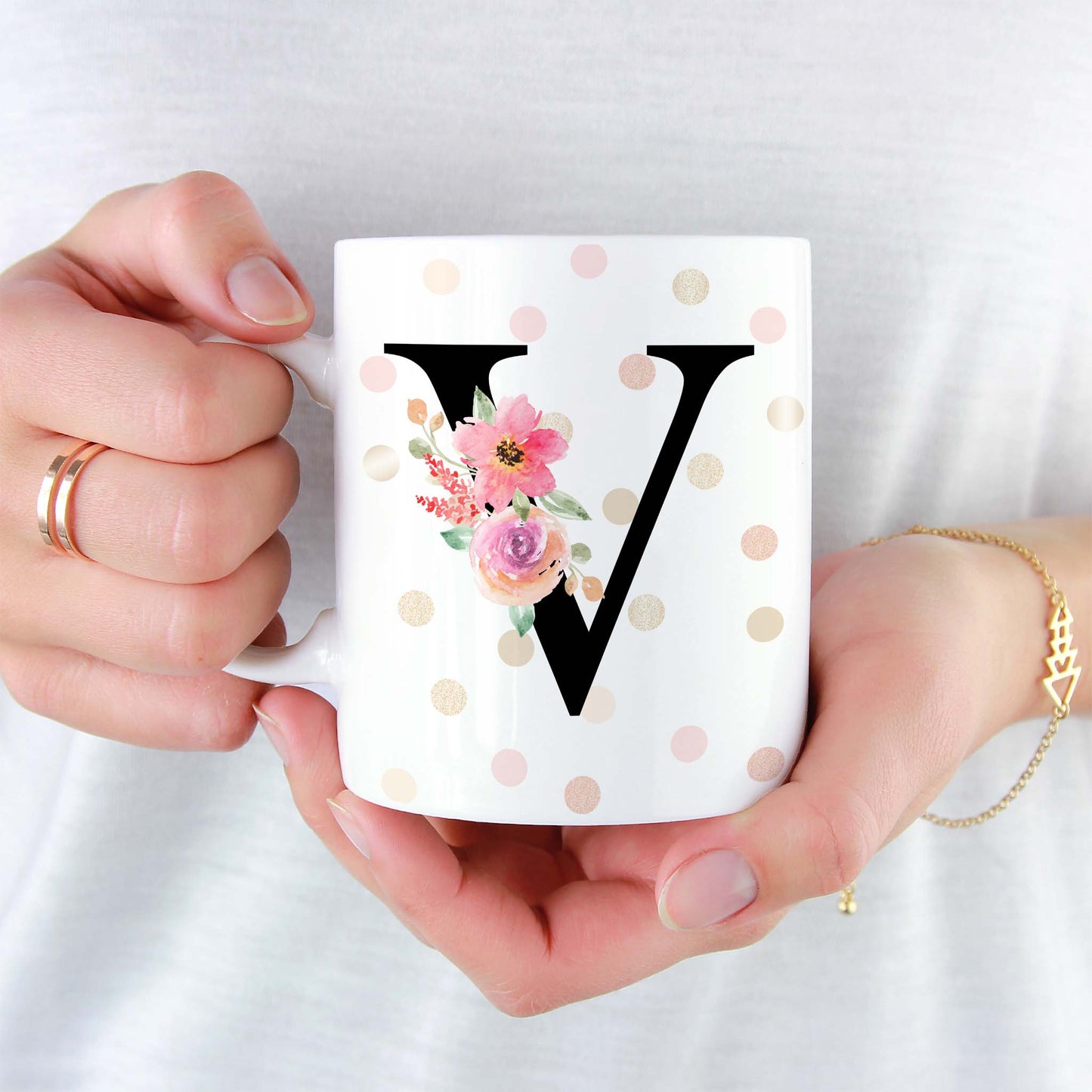 Tazza con Iniziale / Lettera Alfabeto (dalla A alla Z)