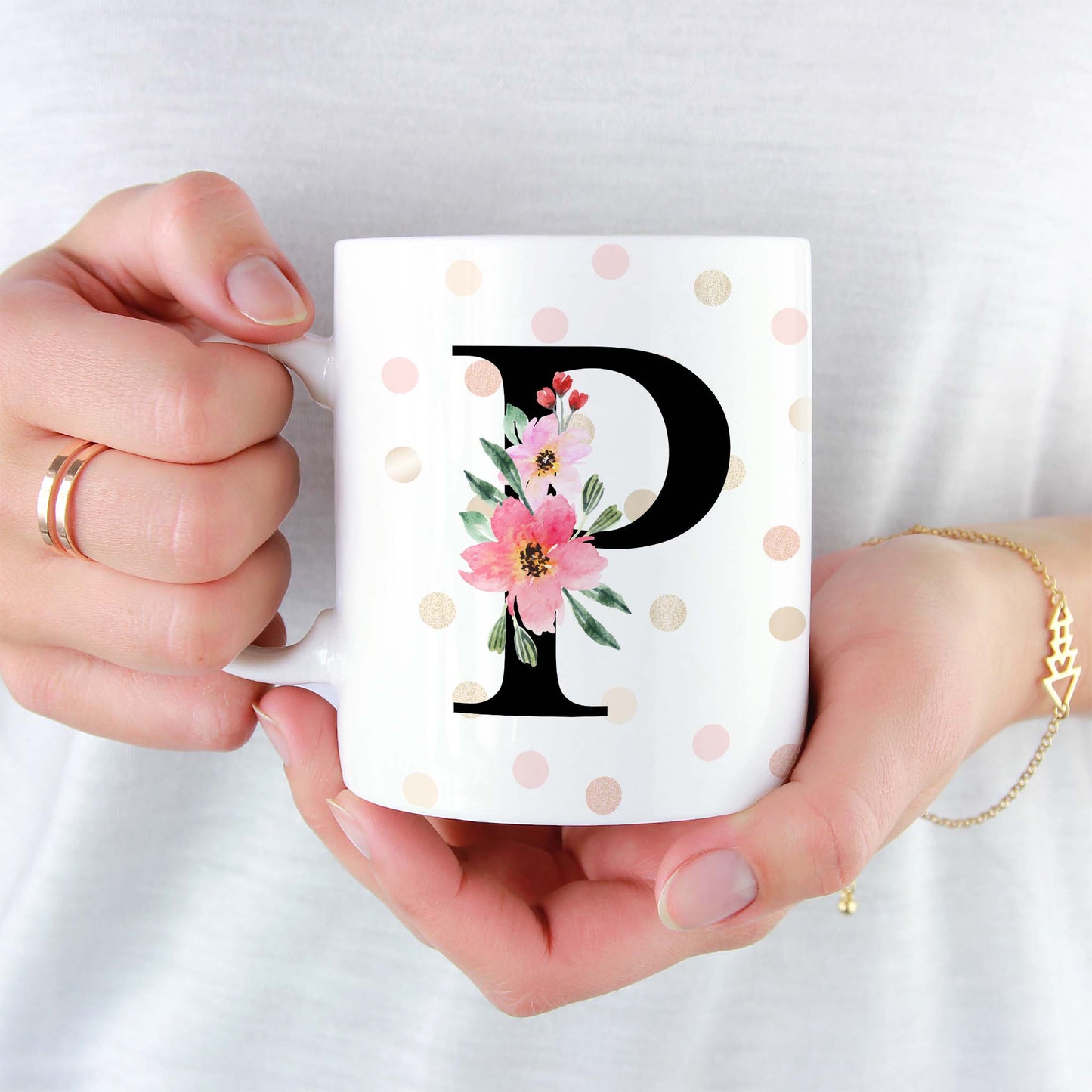 Tazza con Iniziale / Lettera Alfabeto (dalla A alla Z)