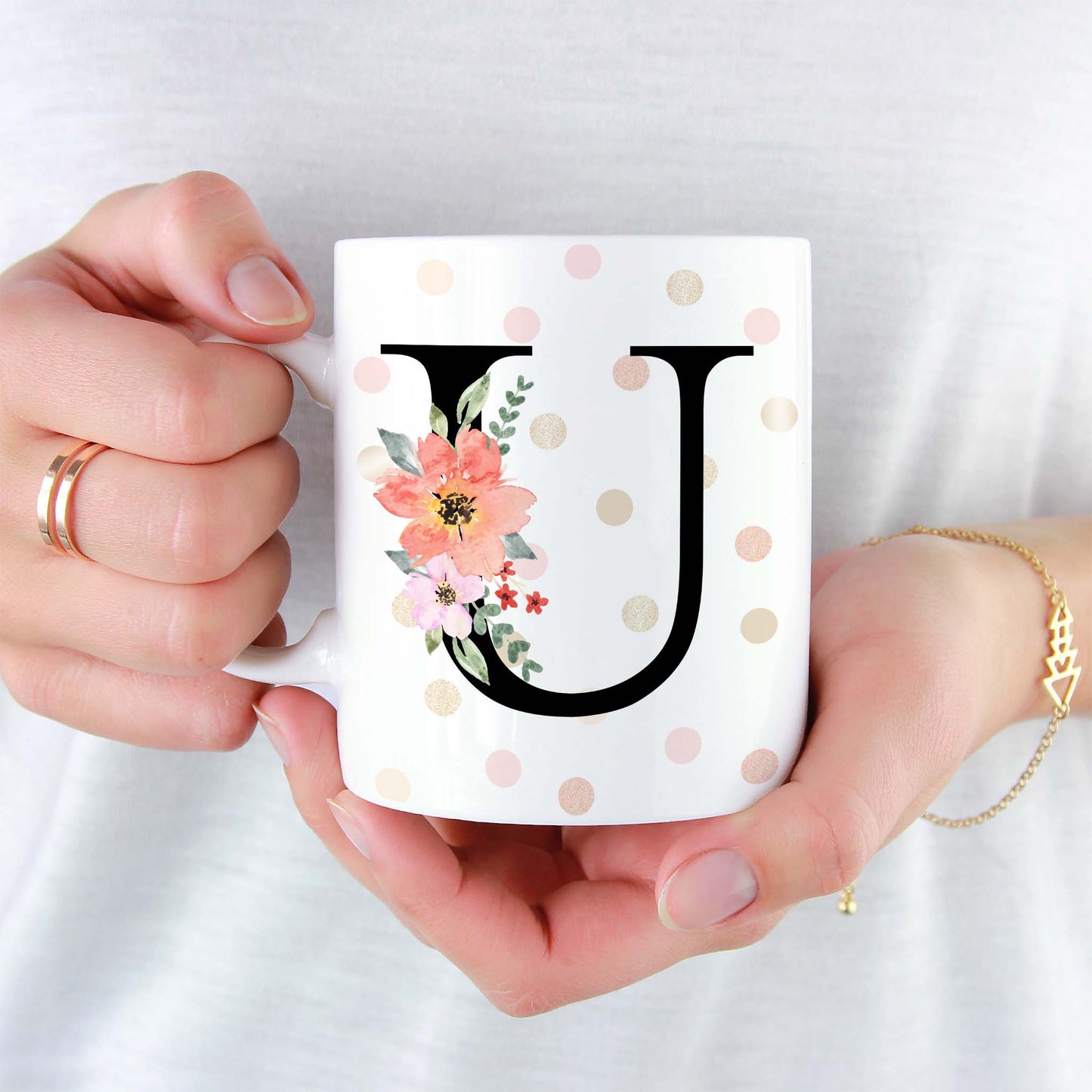 Tazza con Iniziale / Lettera Alfabeto (dalla A alla Z)