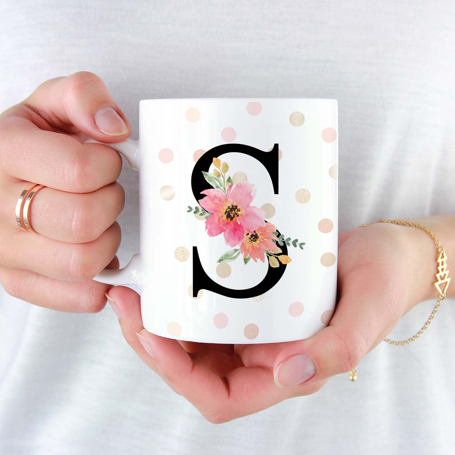 Tazza con Iniziale / Lettera Alfabeto (dalla A alla Z)