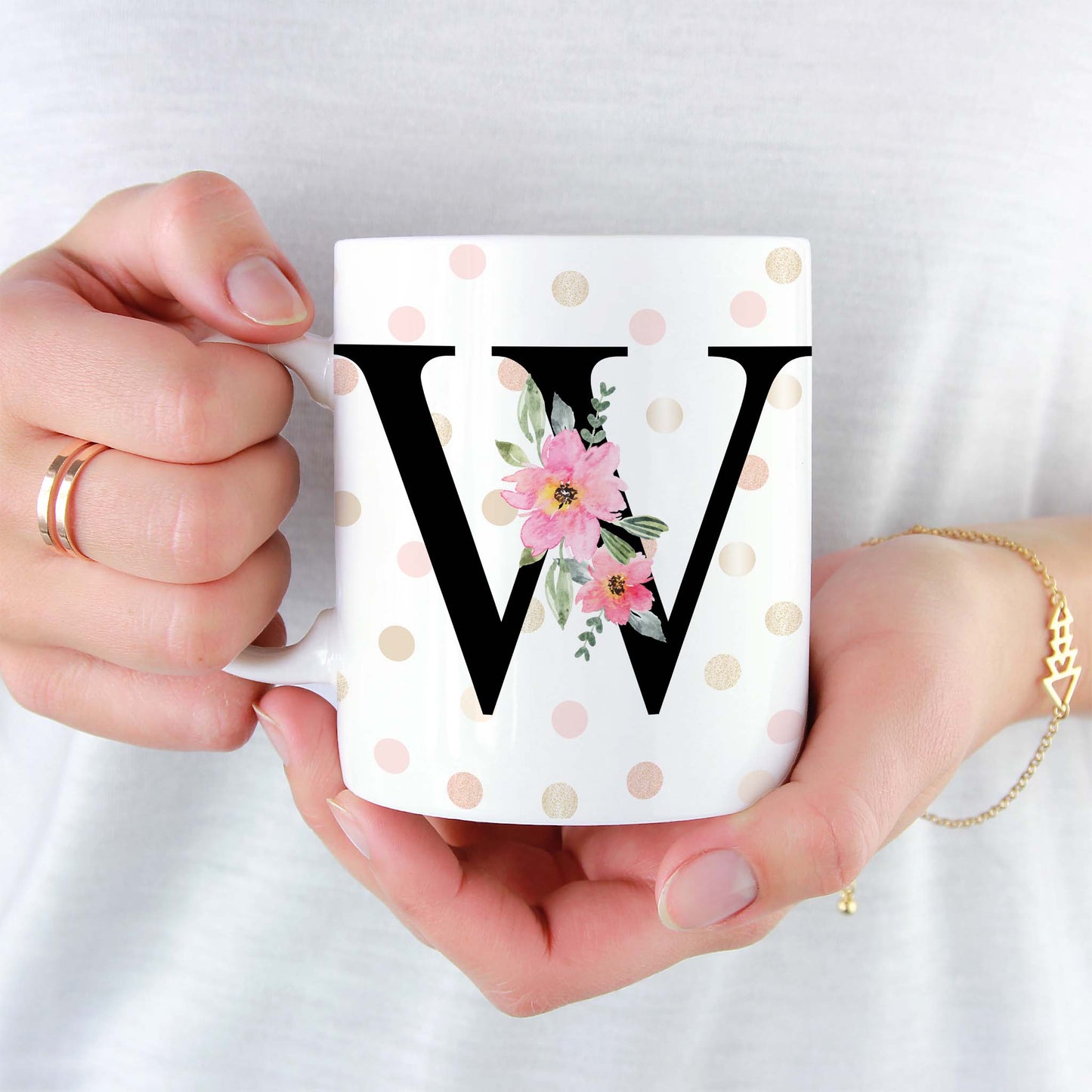 Tazza con Iniziale / Lettera Alfabeto (dalla A alla Z)