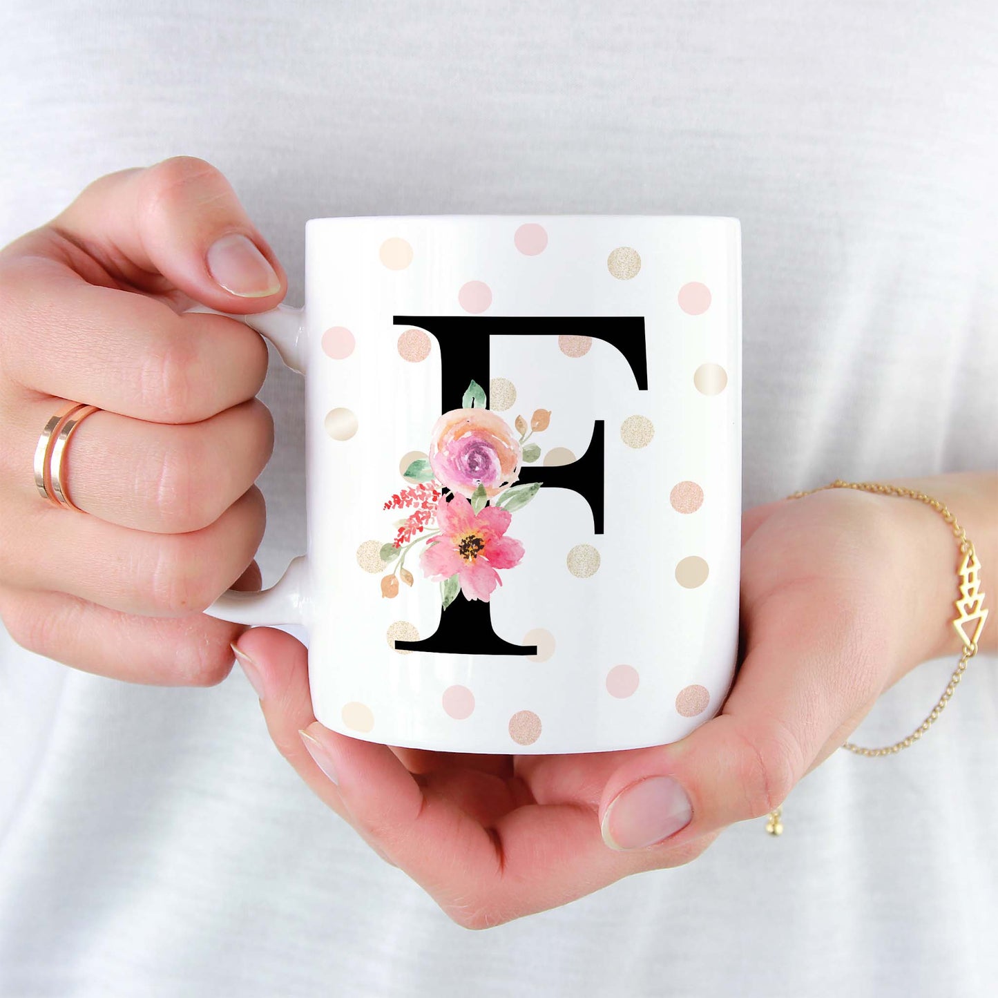 Tazza con Iniziale / Lettera Alfabeto (dalla A alla Z)