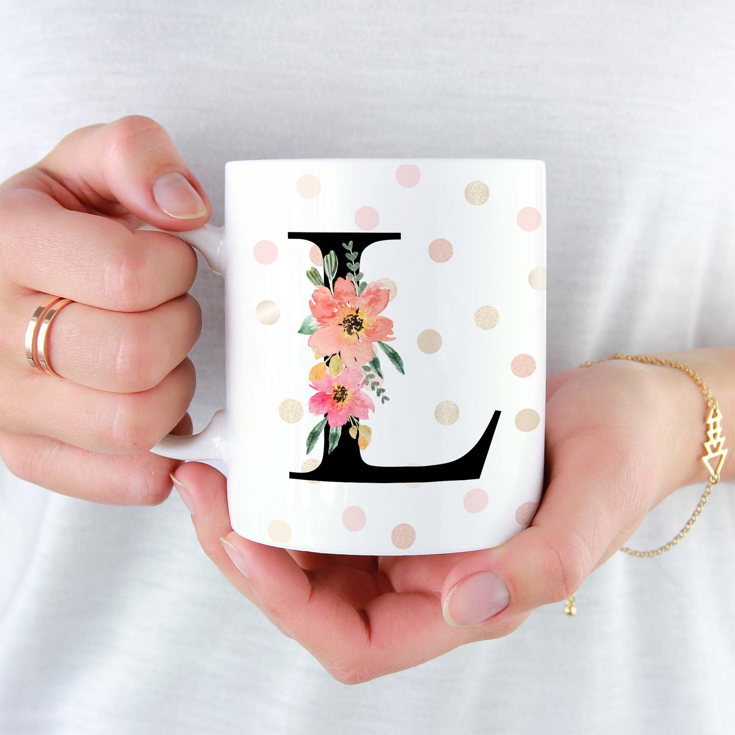 Tazza con Iniziale / Lettera Alfabeto (dalla A alla Z)