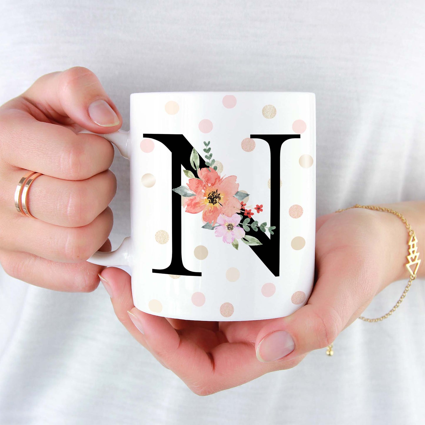Tazza con Iniziale / Lettera Alfabeto (dalla A alla Z)