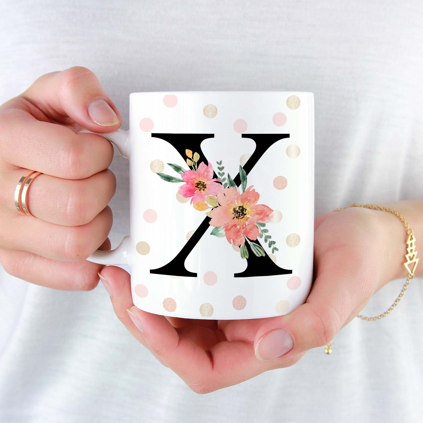 Tazza con Iniziale / Lettera Alfabeto (dalla A alla Z)