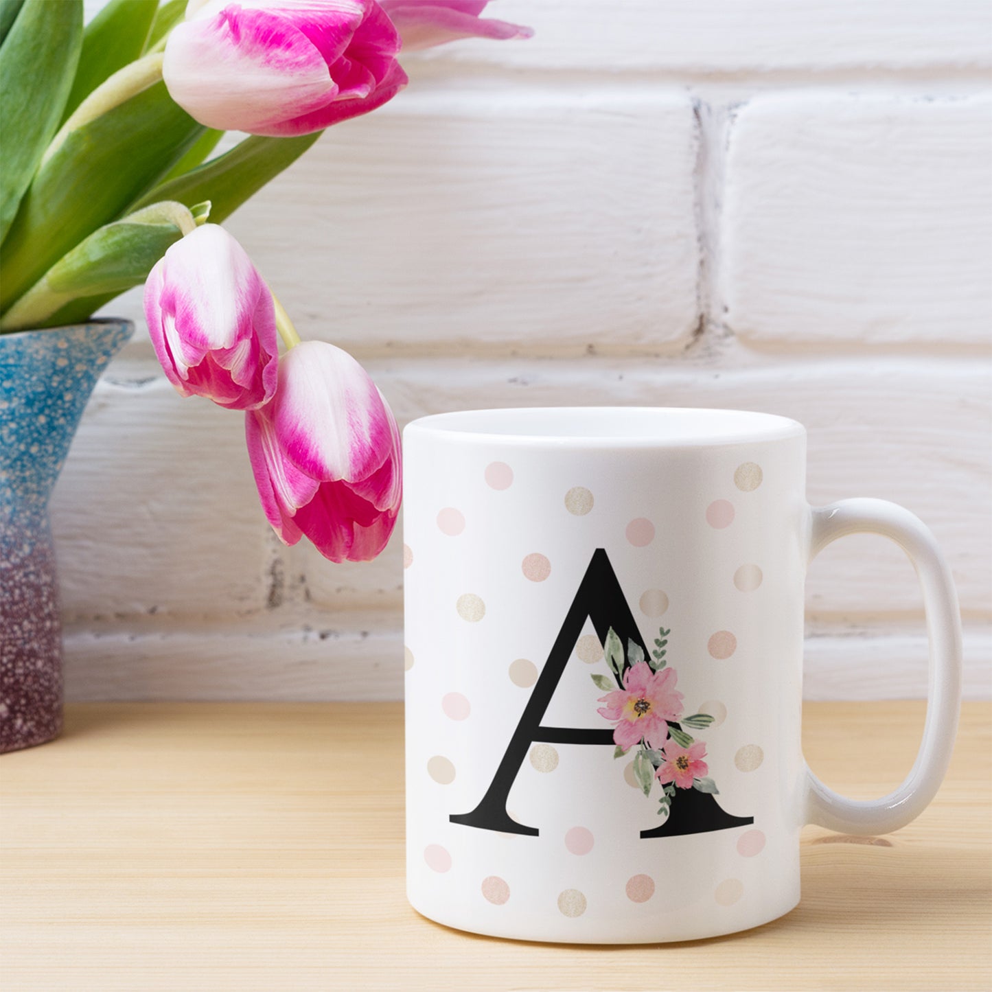 Tazza con Iniziale / Lettera Alfabeto (dalla A alla Z)