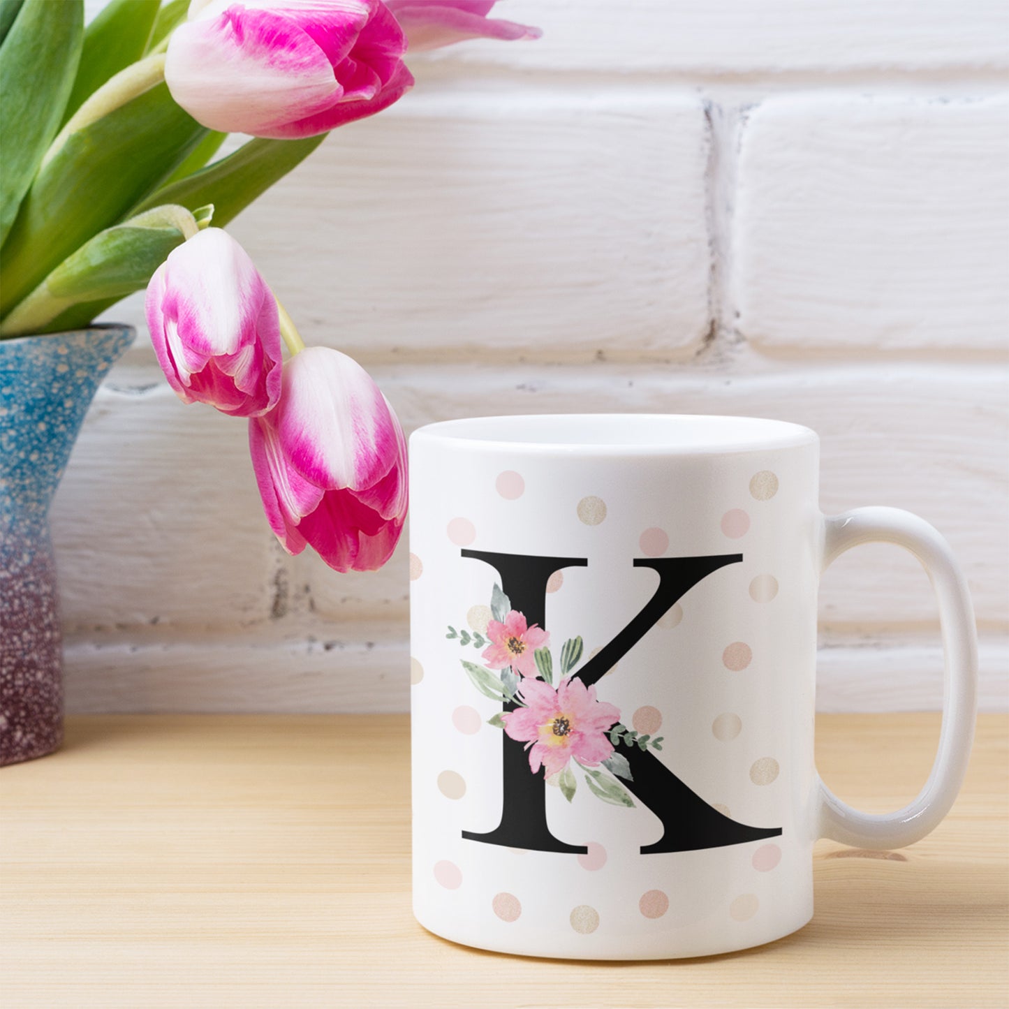 Tazza con Iniziale / Lettera Alfabeto (dalla A alla Z)