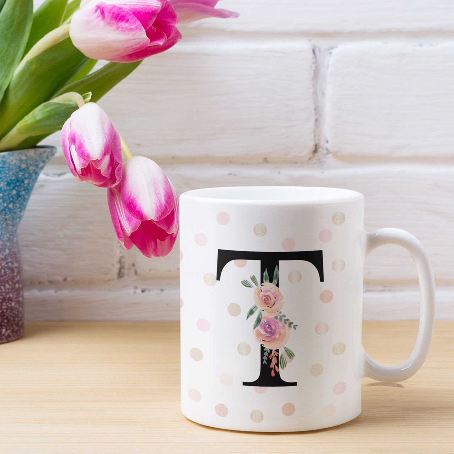 Tazza con Iniziale / Lettera Alfabeto (dalla A alla Z)