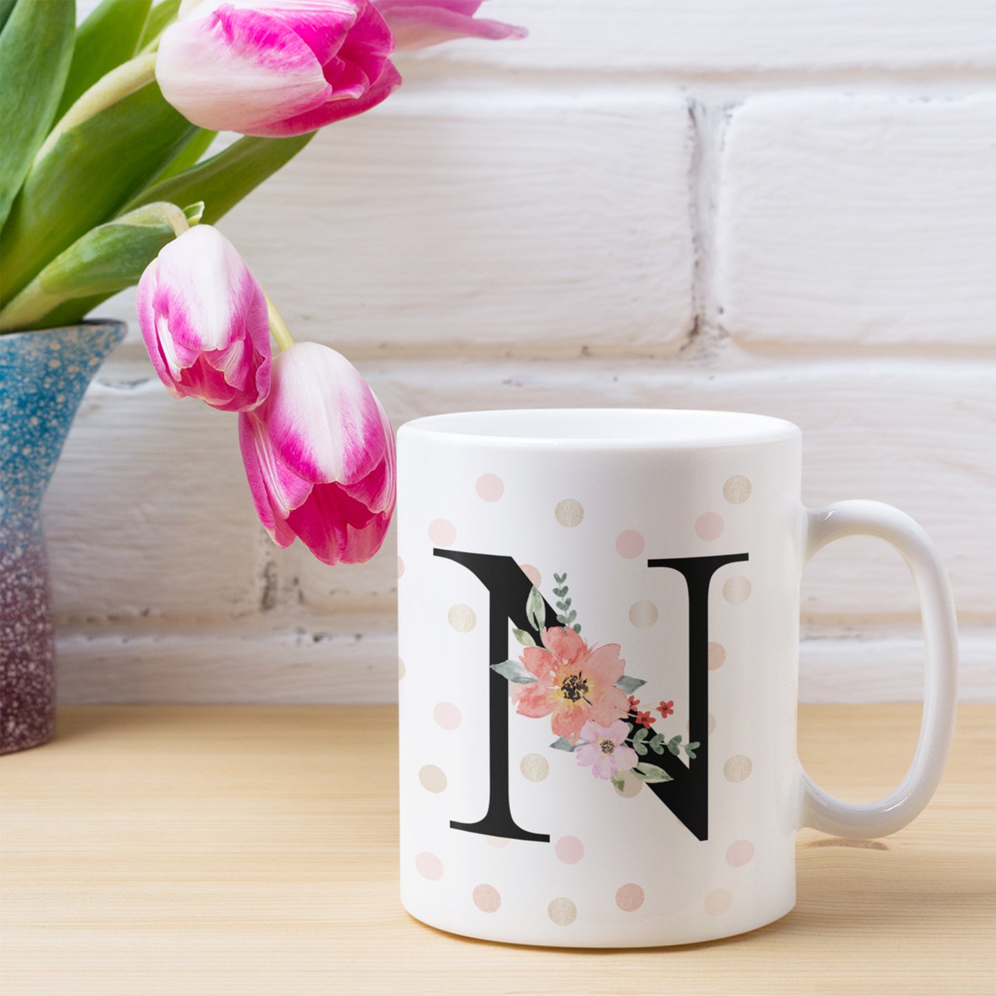 Tazza con Iniziale / Lettera Alfabeto (dalla A alla Z)