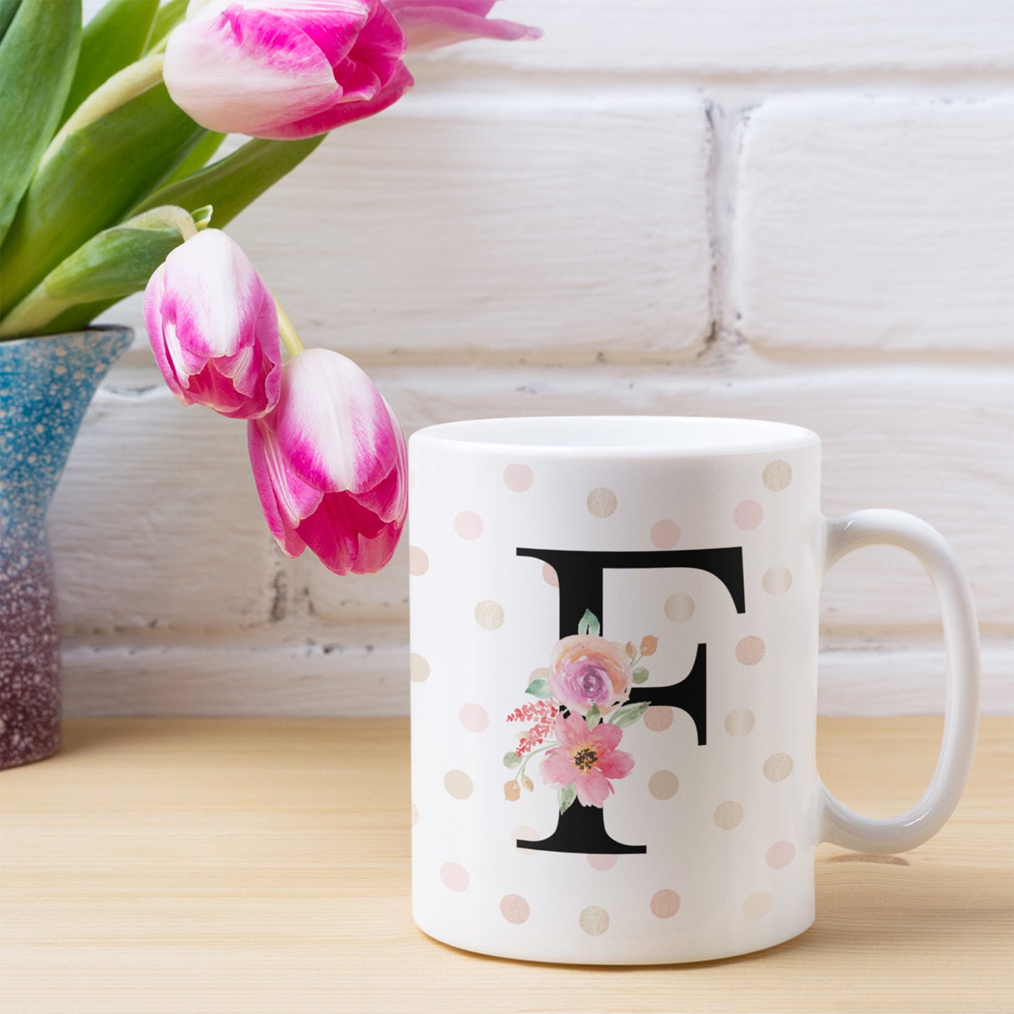 Tazza con Iniziale / Lettera Alfabeto (dalla A alla Z)