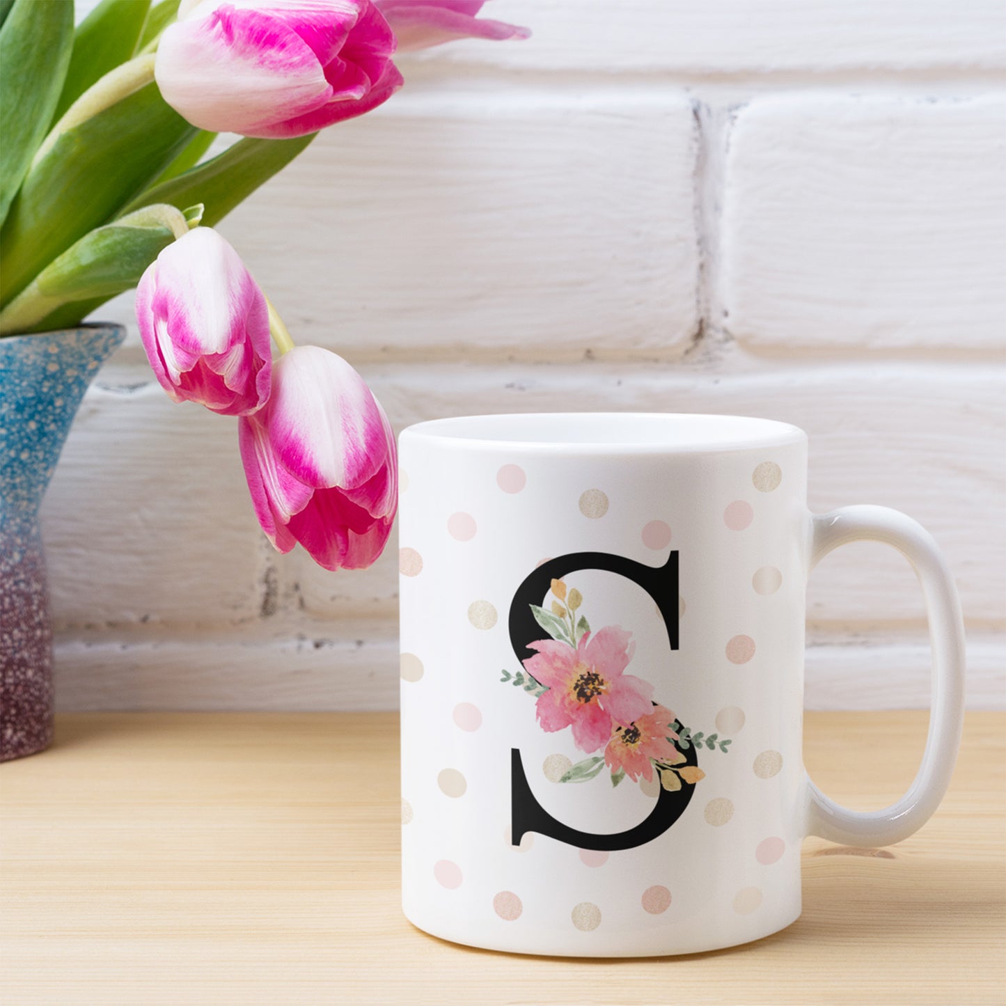Tazza con Iniziale / Lettera Alfabeto (dalla A alla Z)