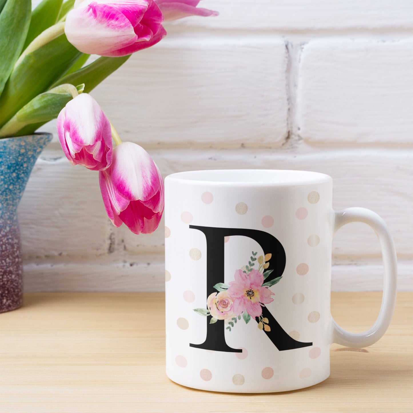 Tazza con Iniziale / Lettera Alfabeto (dalla A alla Z)