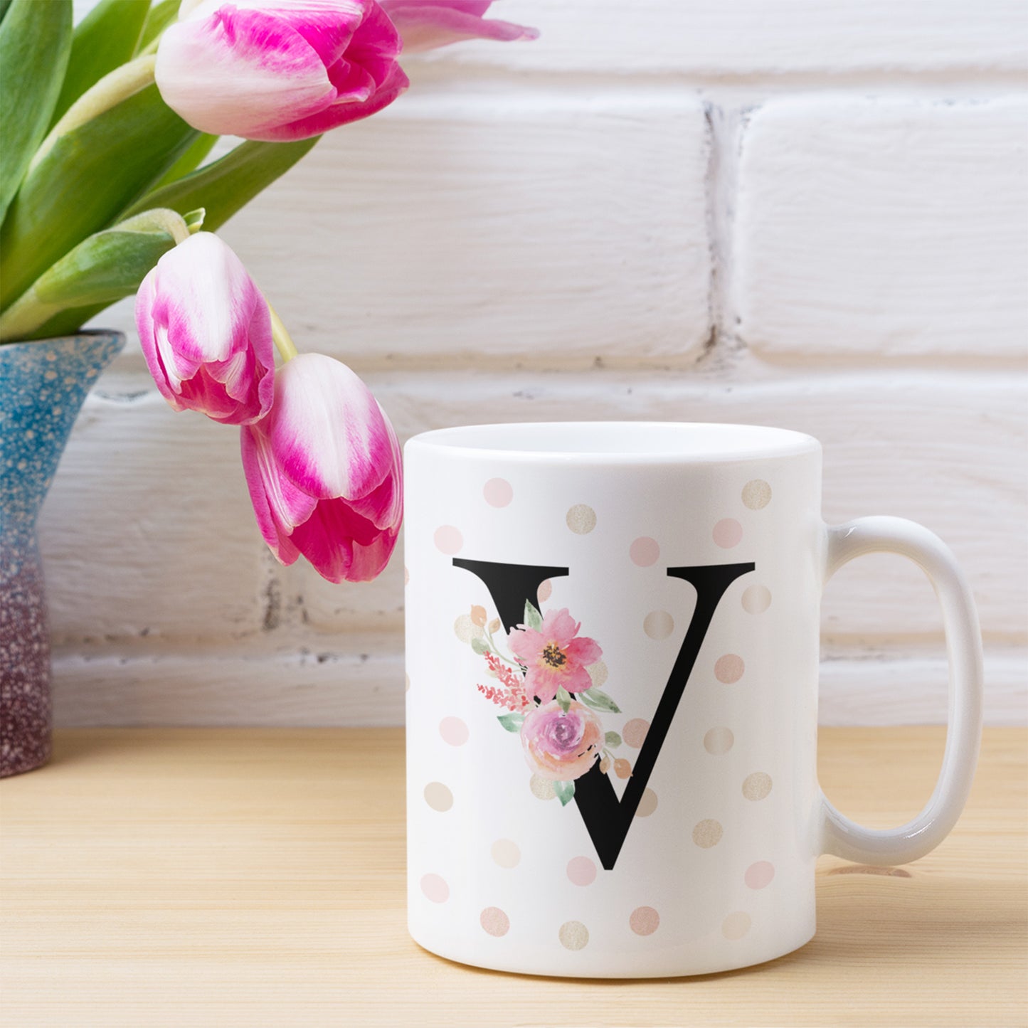Tazza con Iniziale / Lettera Alfabeto (dalla A alla Z)