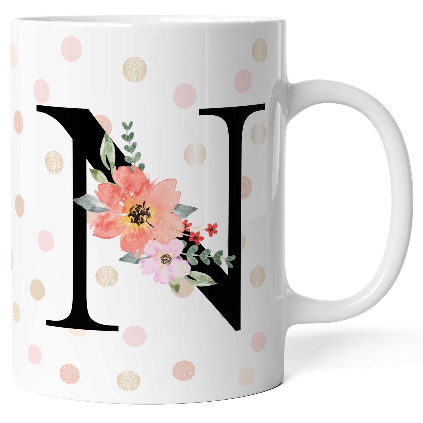 Tazza con Iniziale / Lettera Alfabeto (dalla A alla Z)