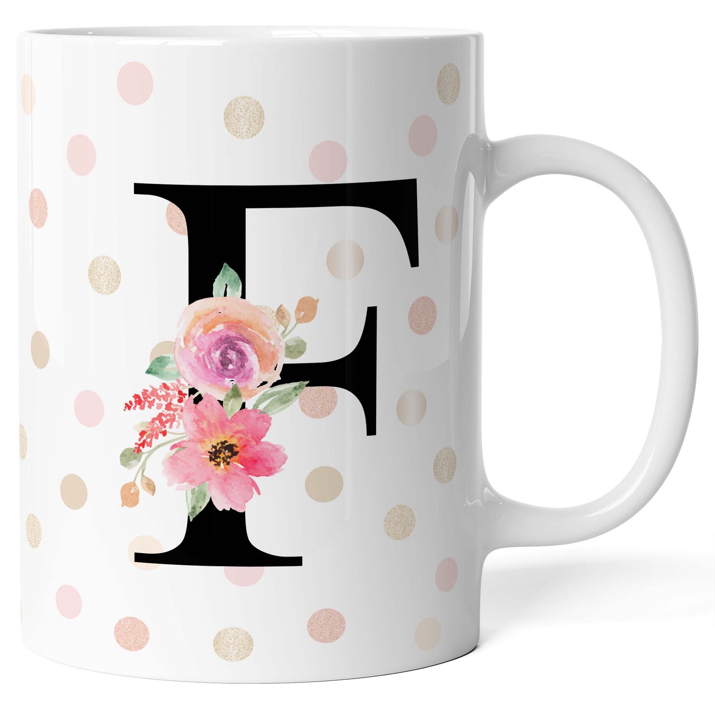 Tazza con Iniziale / Lettera Alfabeto (dalla A alla Z)