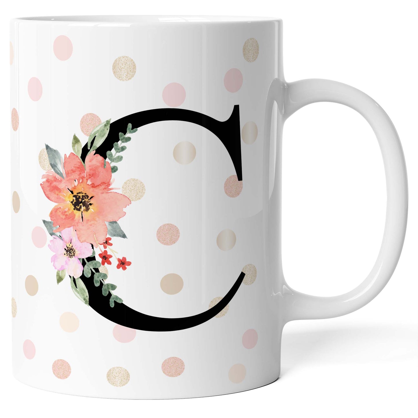 Tazza con Iniziale / Lettera Alfabeto (dalla A alla Z)