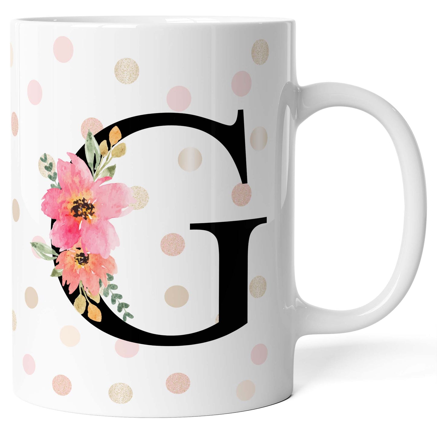 Tazza con Iniziale / Lettera Alfabeto (dalla A alla Z)