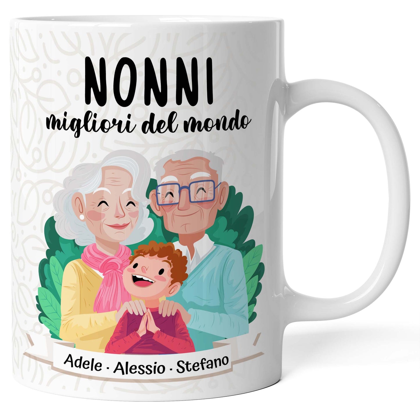 Tazza personalizzata Nonni Migliori del Mondo