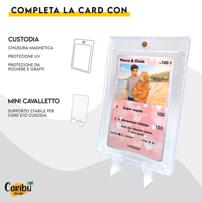 Carta Poke Personalizzata con Foto e Testo