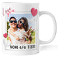 Tazza San Valentino personalizzata con foto e testo